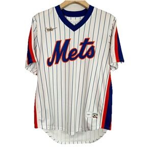 Nike Cooperstown Darryl Strawberry New York Mets Jersey Mens M Pinstripe #18